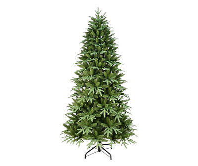 7.5' Quick Set Pre-Lit LED Artificial Christmas Tree with Color-Changing Lights