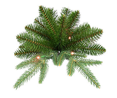 7.5' Quick Set Pre-Lit LED Artificial Christmas Tree with Color-Changing Lights