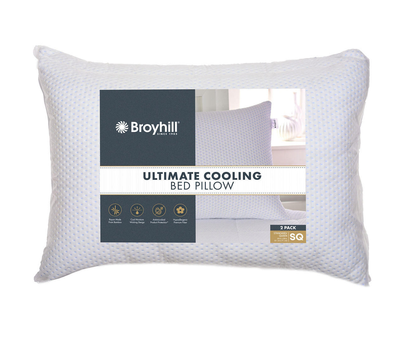 Broyhill Broyhill White Ultimate Cooling Pillows, 2-Pack | Big Lots