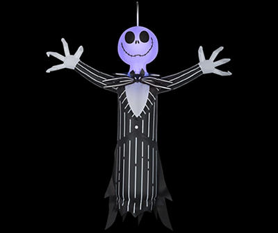 The Nightmare Before Christmas 4' Inflatable LED Hanging Jack Skellington