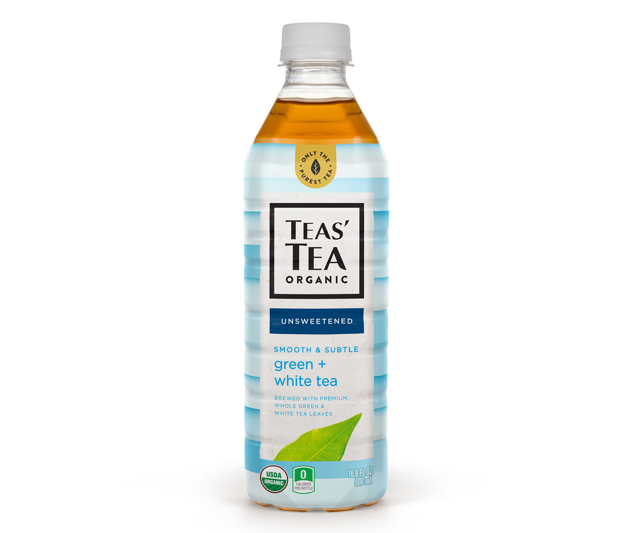 Unsweetened Green & White Tea, 16.9 Oz.