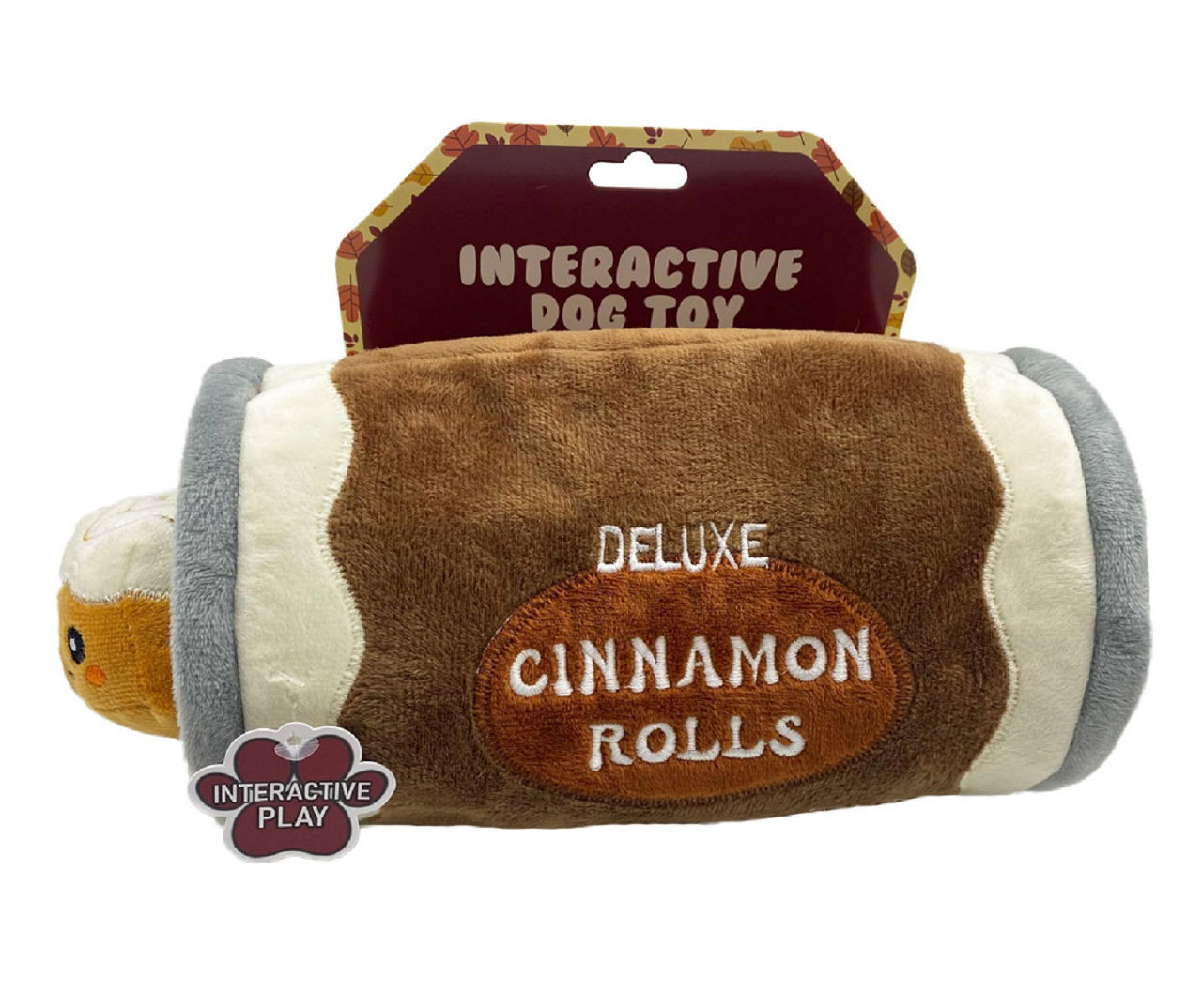 Cinnamon roll dog store toy