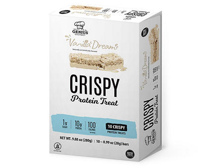 Vanilla Dream Crispy Protein Treat, 10-Pack