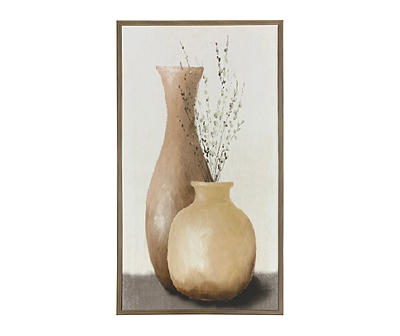 Flower Buds & Vases Framed Wall Canvas, (15.5" x 28")