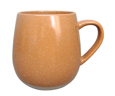 Rust Speckled Stoneware Mug, 15 Oz.
