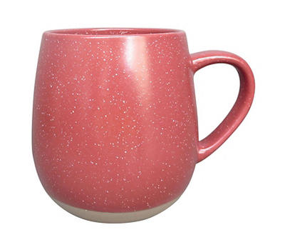 Ruby Speckled Stoneware Mug, 15 Oz.
