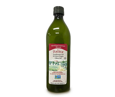Italica Sunflower Oil & Extra Virgin Olive Oil, 33.8 Oz.