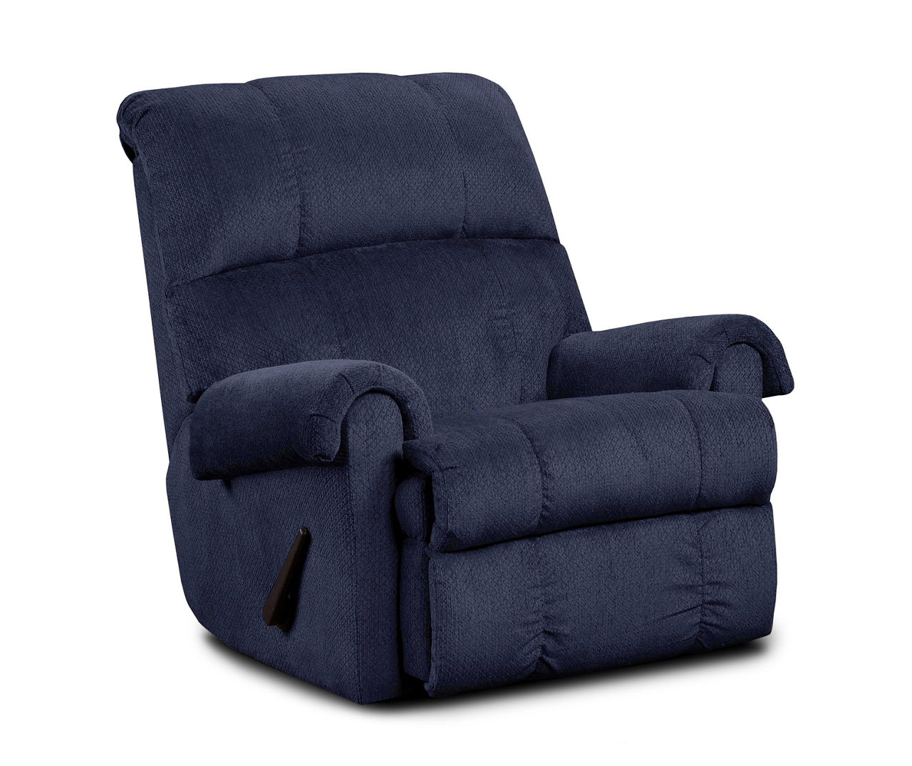 Navy blue rocker recliner sale