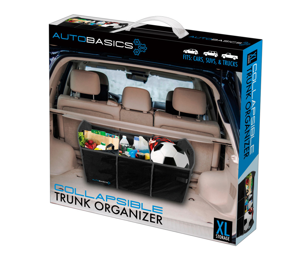 Mini Car Storage Box, Trunk Storage Box Organizer Box, Fixed
