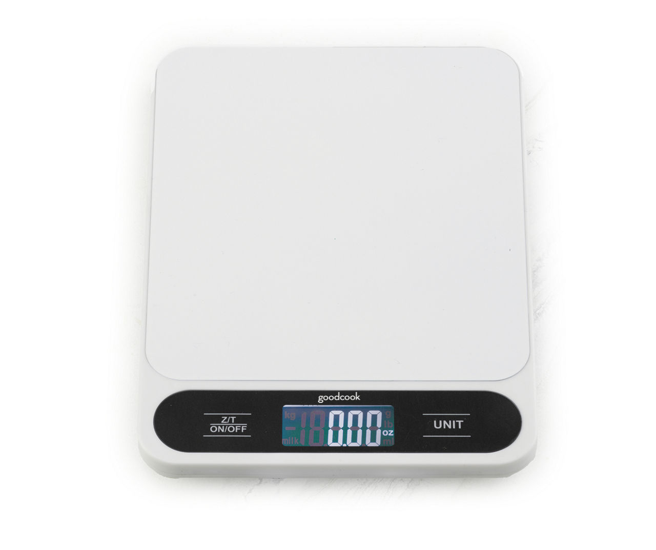 Precision Food Scale with Bowl by Good Cook up to 7 pounds White Base Clear  Bowl