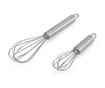 Color Series 2-Piece Stainless Steel Whisk Set