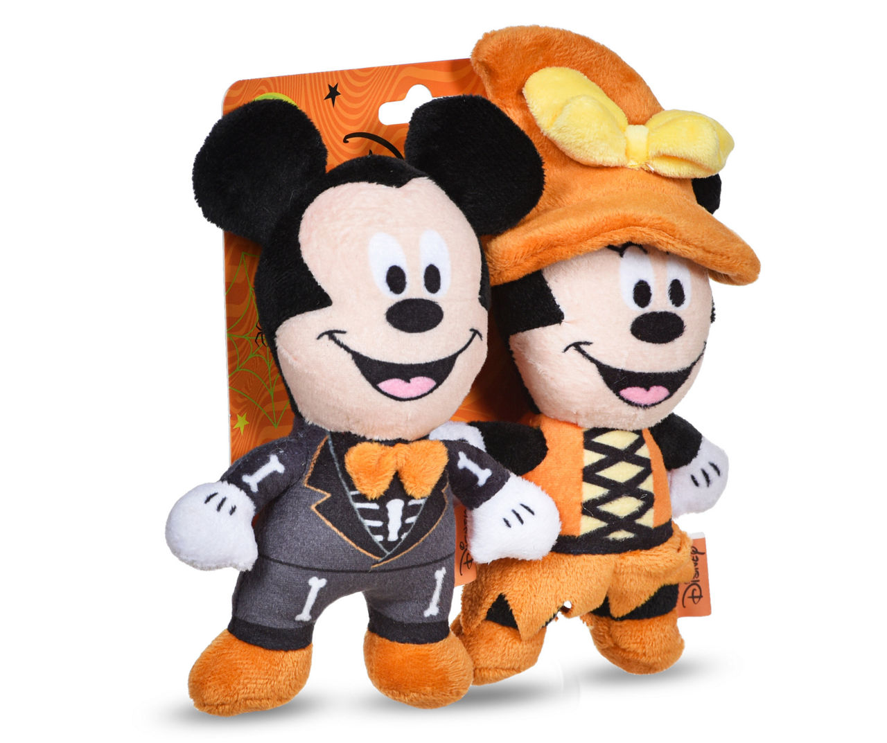 Halloween Mickey & Minnie Mouse Plush Dog Toy Set