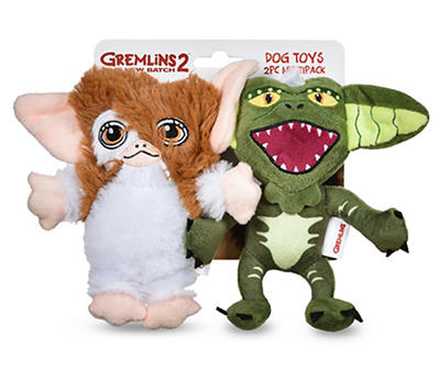 Gremlins 2 Mogwai & Stripes Plush Dog Toy Set