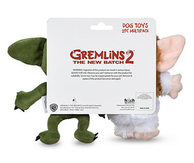 Gremlins 2 Mogwai & Stripes Plush Dog Toy Set