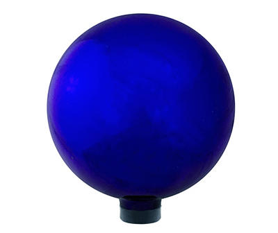 10" Royal Blue Mirrored Glass Gazing Ball