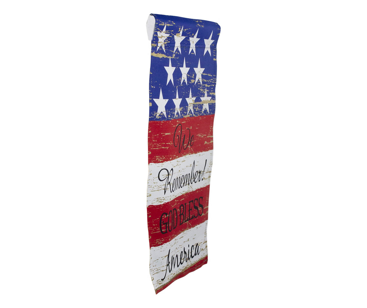 12.5" x 18" We Remember God Bless America Patriotic Garden Flag