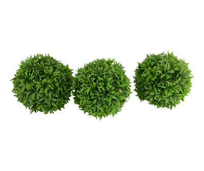 Eugenia Solar LED Topiary Balls, 3-Pack