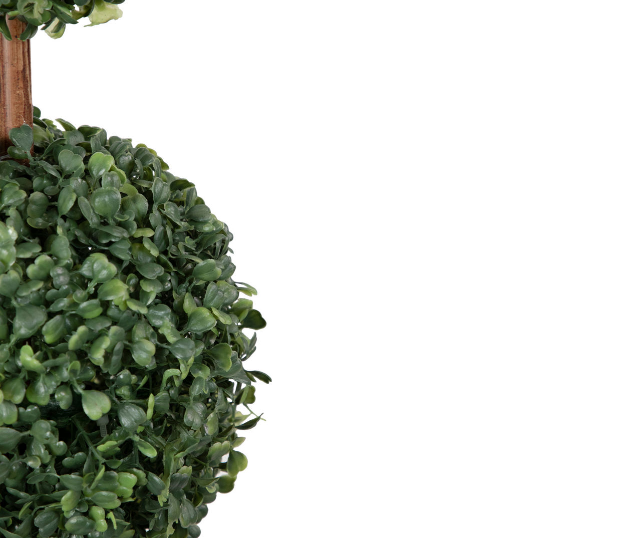 38" Boxwood Triple Ball Topiary in Plastic Pot