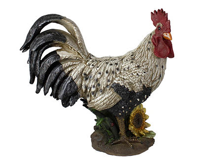 17" Standing Rooster Statue