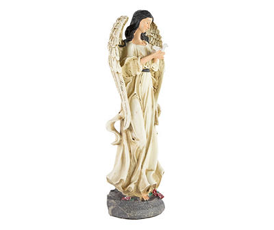 13" Angel with Dove Statue