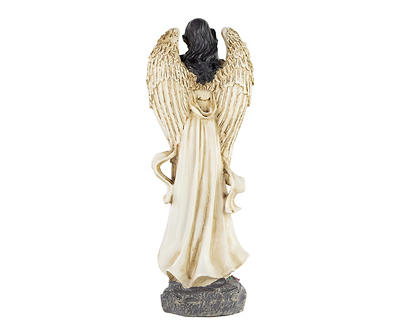 13" Angel with Dove Statue