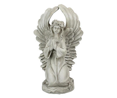 15.25" Kneeling in Prayer Angel Statue