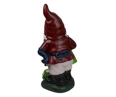 20" Gardener Gnome with Watering Can Statue