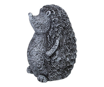 15" Gray Standing Hedgehog Statue