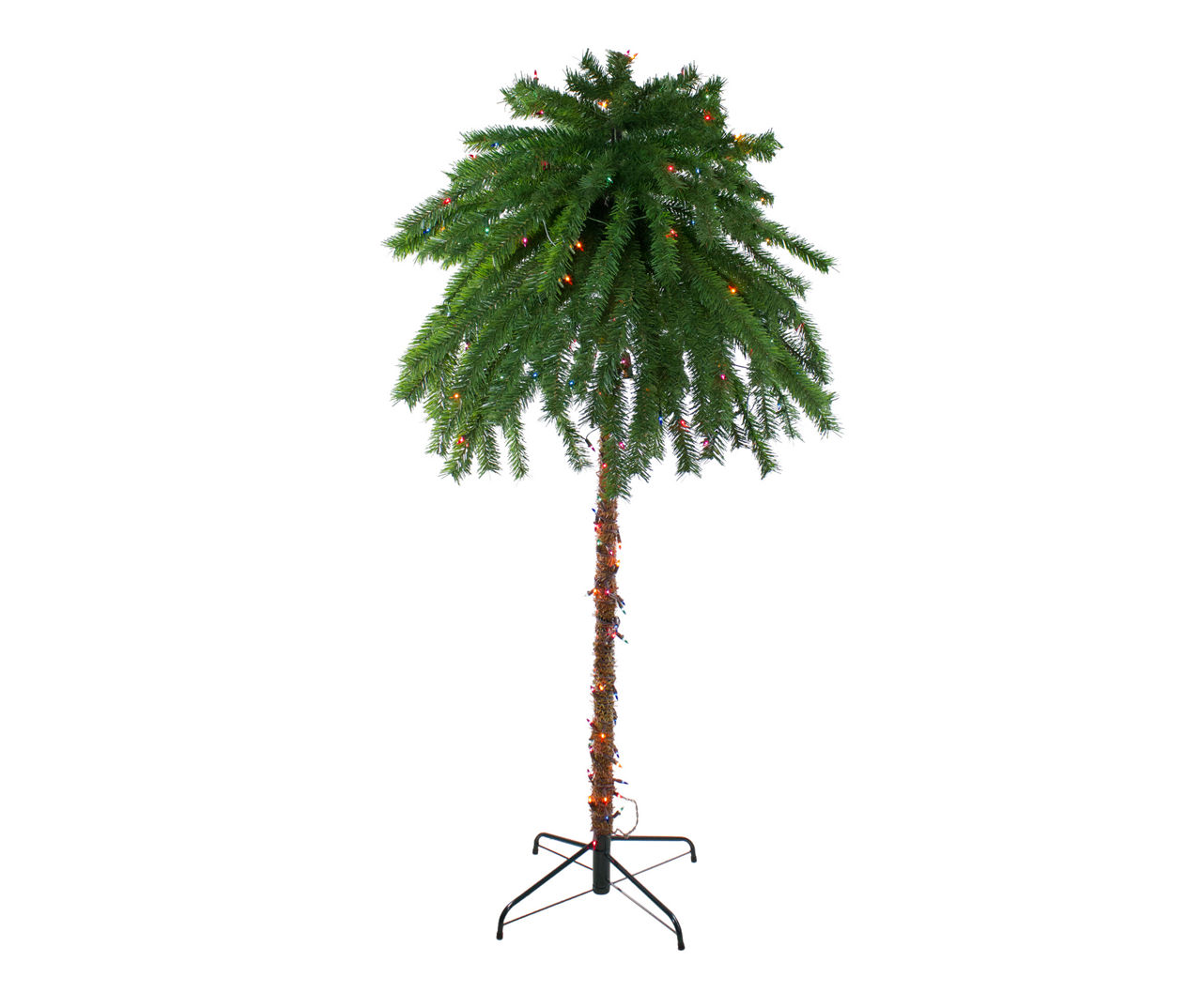 Northlight 6' PreLit Artificial Palm Tree with Multicolor Lights Big