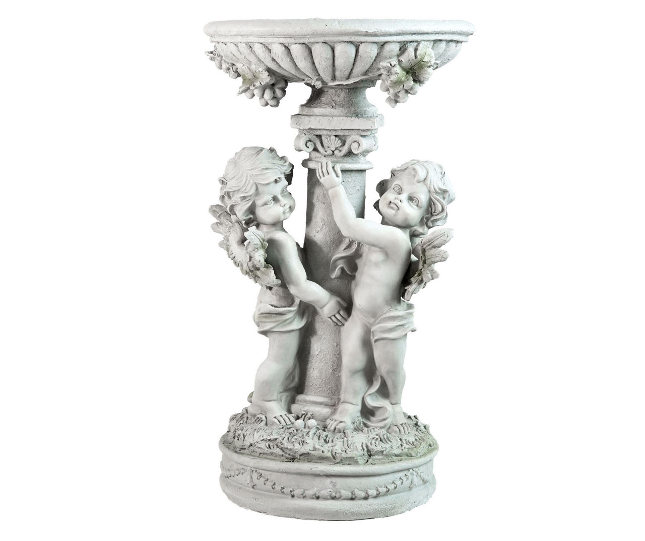 Northlight 19" Cherubs Pedestal Bird Bath Big Lots