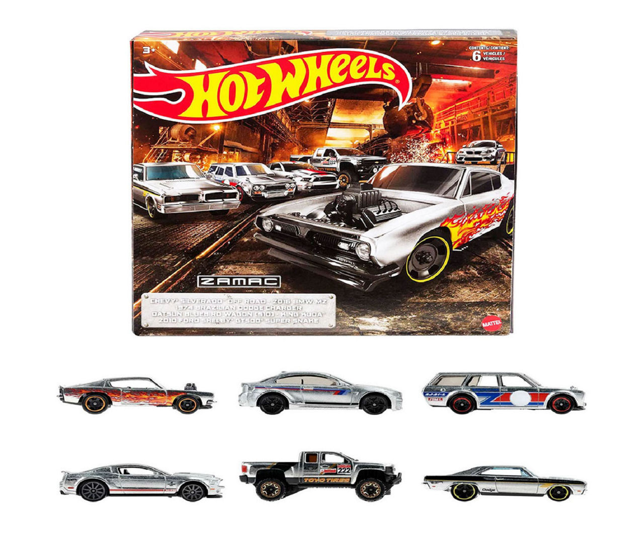 Hot Wheels Zamac Vehicles Multipack 6 Count Big Lots