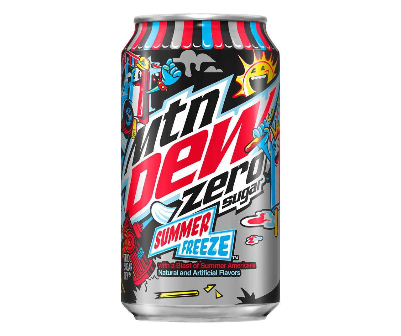Mountain Dew Zero Sugar Summer Freeze Soda, 12-Pack | Big Lots