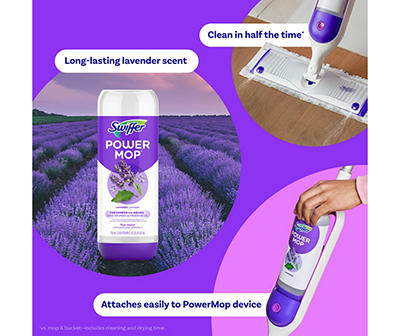 Lavender PowerMop Floor Cleaning Solution, 25 Oz.