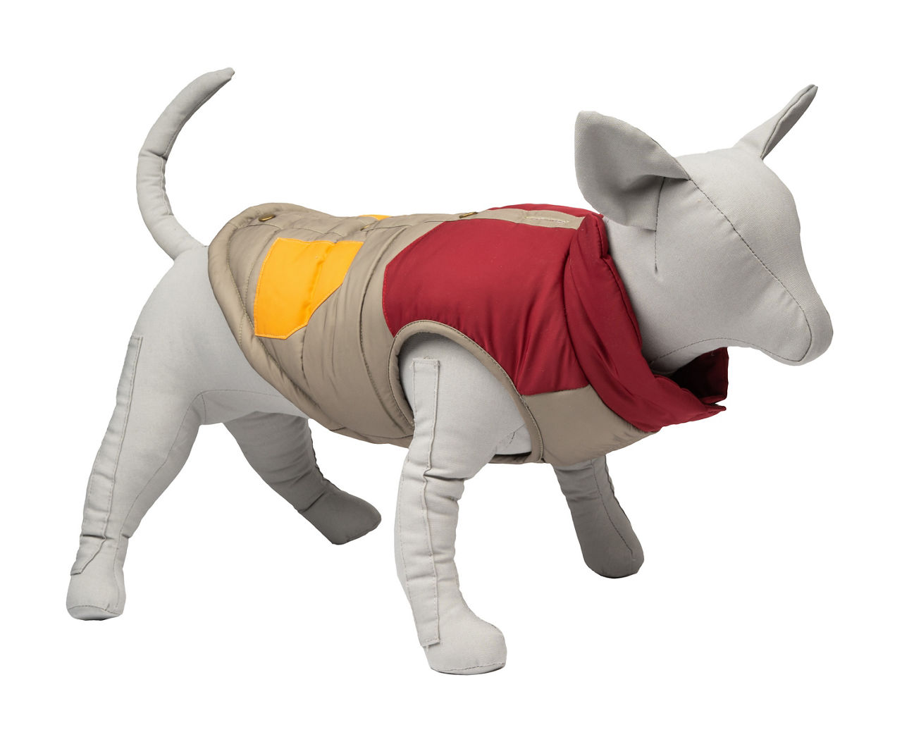 Pet Small Color Block Yoke Bomber Jacket