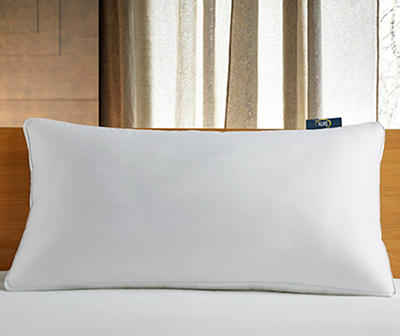White 300-Thread Count Cotton-Down King Pillow
