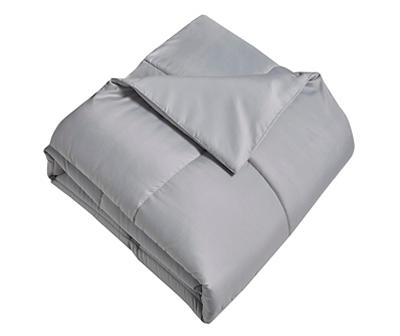 Platinum Down Alternative Box-Quilt Twin Microfiber Comforter