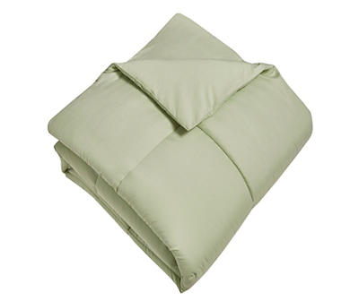 Sage Down Alternative Box-Quilt Twin Microfiber Comforter