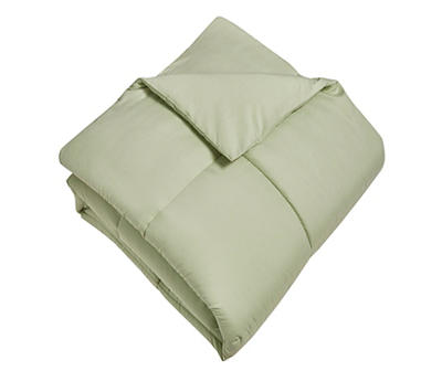 Sage Down Alternative Box-Quilt Full/Queen Microfiber Comforter
