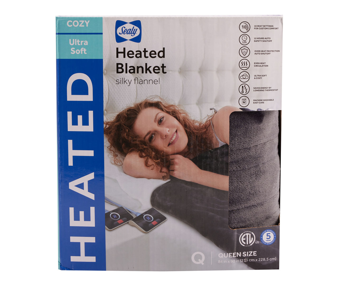 Heated blanket big online lots