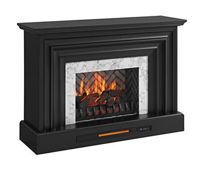 53.5" Black Petite Grand Electric Fireplace Console