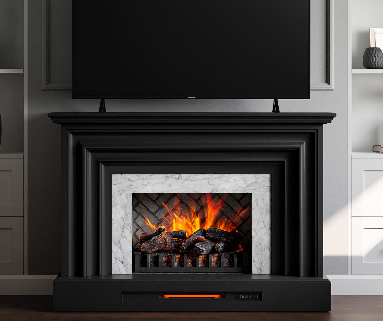 Electric fireplaces for sale deals at big lots