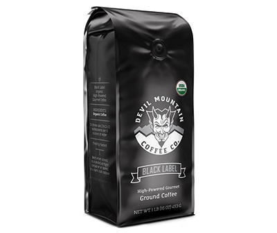 Devil Mountain Black Label Ground Coffee, 16 Oz.
