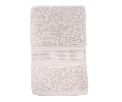 Beige Single-Band Turkish Cotton Hand Towel