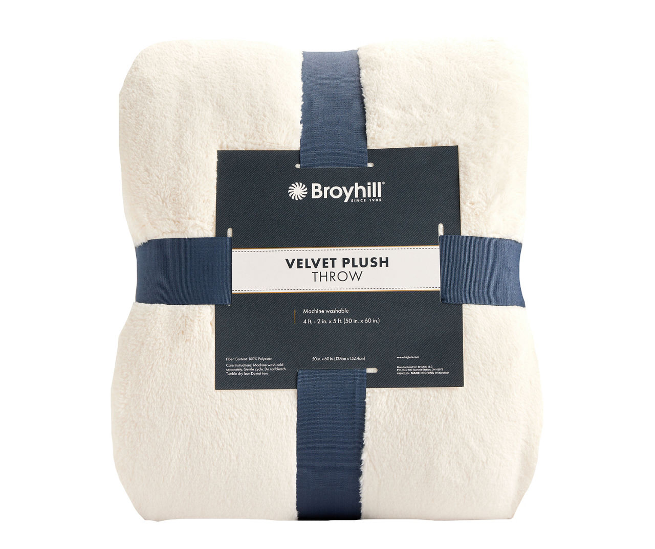 Broyhill velvet 2024 plush throw