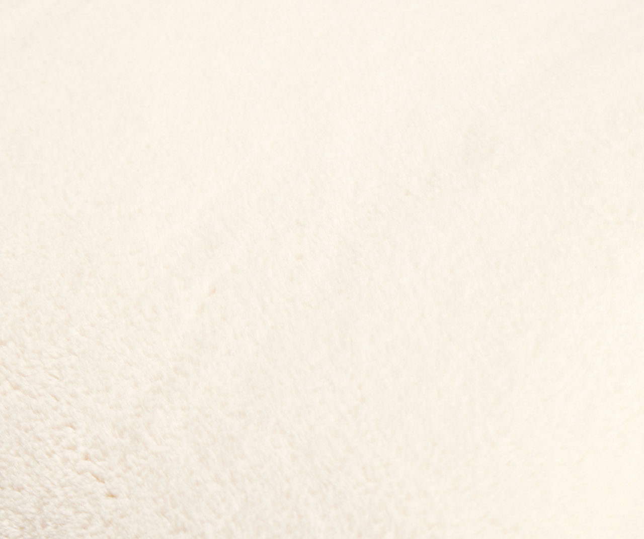 Ivory Velvet Plush Throw, (50" x 60")