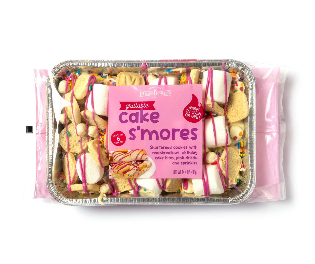 Maud Borup Grillable Cake S'mores, 14.4 Oz.