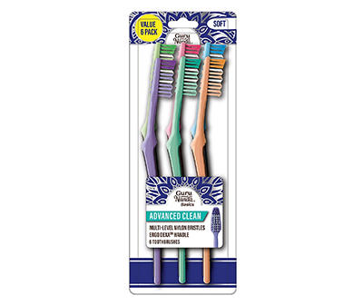 Advanced Clean Soft Toothbrush, 6-Pack