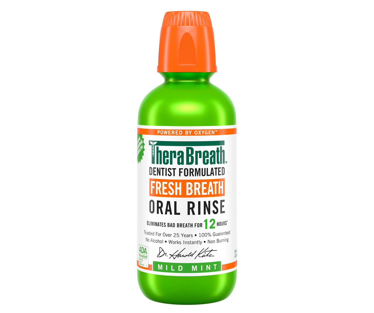 TheraBreath Mild Mint Fresh Breath Oral Rinse, 16 Oz. Big Lots