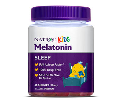 Kids 1mg Melatonin Gummies, 60-Count