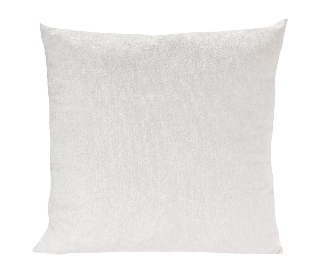 Broyhill Ivory & Silver Embellished Snowflake Embroidered Square Throw  Pillow